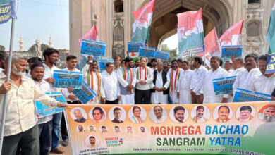 کانگریس کی منریگا بچاؤ سنگرام یاترا