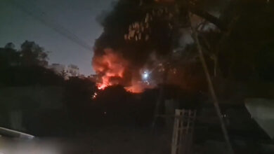 حیدرآباد کے علاقہ وجے نگر کالونی میں بڑا آتشزدگی کا واقعہ