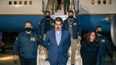 وینزویلا کے گرفتار صدر نیکولس میڈورواوران کی اہلیہ نیویارک پہنچے