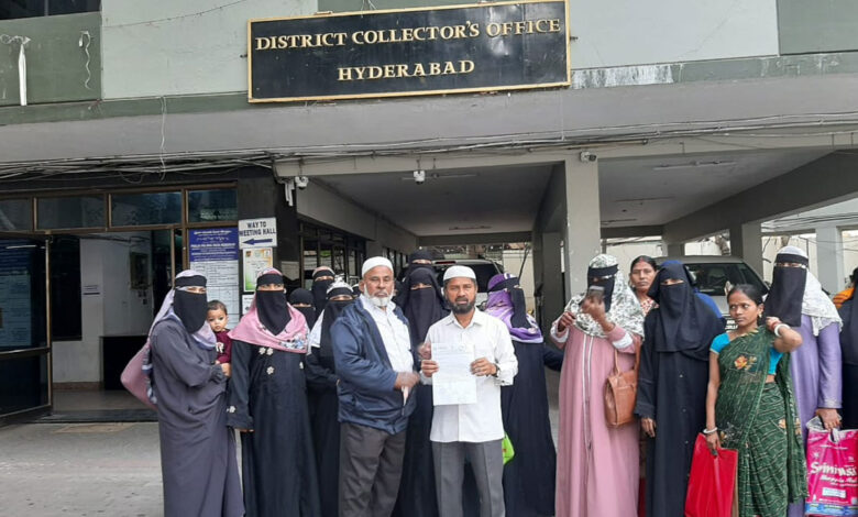 آواز حیدرآباد ساؤتھ کمیٹی کی جانب سے مستحق غریبوں کے لیے مکانات کی فوری فراہمی کی اپیل
