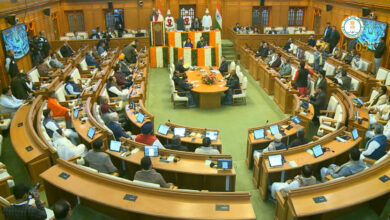 ہنگامہ آرائی کے باعث دہلی اسمبلی کی کارروائی ملتوی