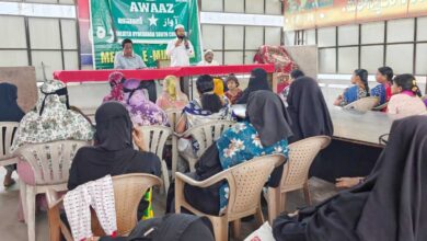 آواز سٹی کمیٹی کا اجلاس، غریب مستحقین کو ڈبل بیڈ روم اور اندرام اسکیم کے تحت مکانات الاٹ کرنے کا مطالبہ