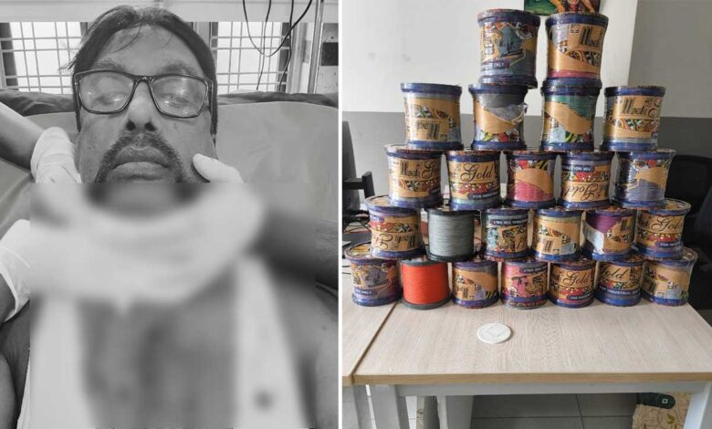 سَنکرانتی کے دوران چائنیز مانجھے کی ہولناک واردات، اُپل میں اے ایس آئی گلا کٹنے سے شدید زخمی