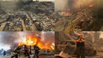 جنوبی امریکی ملک چلی میں بھیانک آتشزدگی