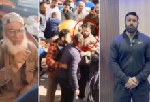 بجرنگ دل کی جانب سے دکان کے نام پر مسلم شخص کو ہراساں کرنے کی کوشش، محمد دیپک کا منہ توڑ جواب: ویڈیو سوشل میڈیا پر وائرل