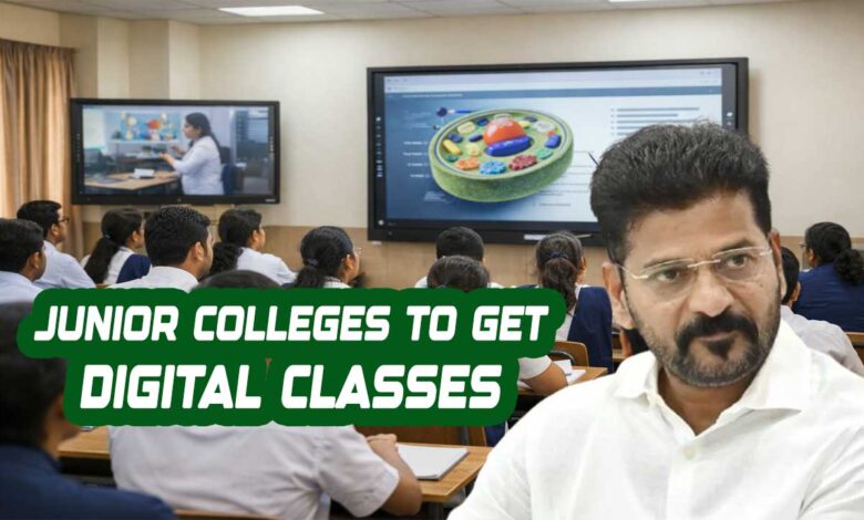 تلنگانہ کے سرکاری جونیئر کالجوں میں 27-2026 تعلیمی سال سے ڈیجیٹل کلاسز کا آغاز