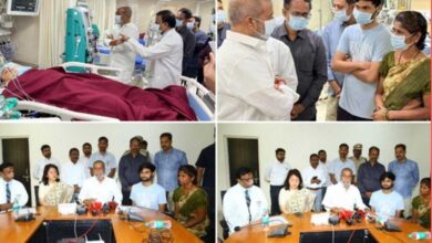 نظام آباد میں زخمی خاتون کانسٹیبل کی وزیر صحت نے عیادت کی اور اس معاملے کے لے محکمہ کی سی آئی سوپنا پر الزام عائد کیا ہے