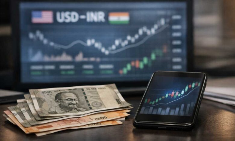 ابتدائی گراوٹ کے بعد روپیہ سنبھلا، ڈالر کے مقابلے میں معمولی بہتری