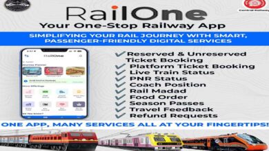 انریزر و ٹکٹس پر ریل ون ایپ کے ذریعہ تین فیصد ڈسکاونٹ، انڈین ریلویز کا اعلان