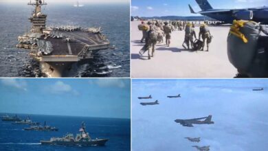 امریکہ خلیج میں بڑے پیمانے پر فوجی اثاثے منتقل کر رہا ہے۔