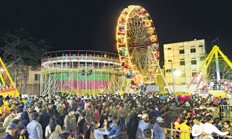 حیدرآباد میں کل ہند صنعتی نمائش جاری۔2400 سے زائد اسٹالس لگائے گئے