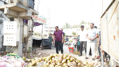 نلگنڈہ کو سوپر اسمارٹ سٹی بنانے کا عزم۔تلنگانہ کے وزیر کومٹ ریڈی وینکٹ ریڈی صبح میدان میں اتر گئے