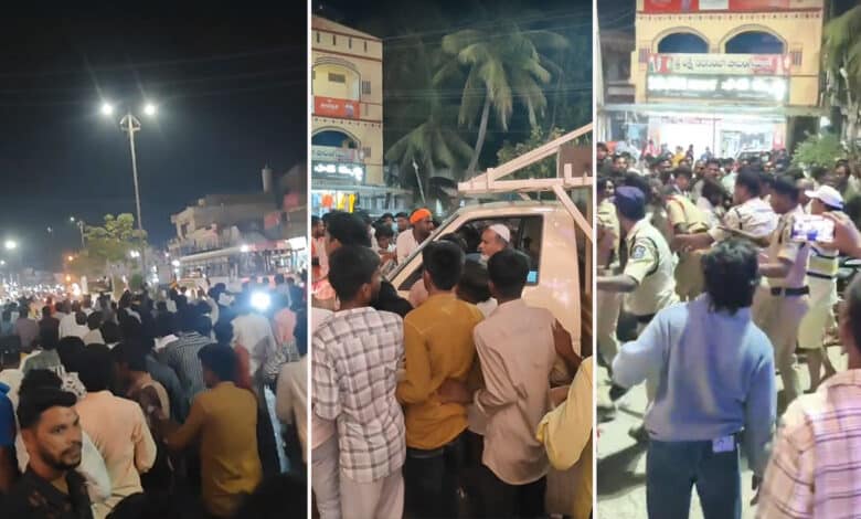 کاماریڈی ضلع کے بانسواڑہ میں معمولی تنازعہ فرقہ وارانہ کشیدگی میں تبدیل، صورتحال قابو میں