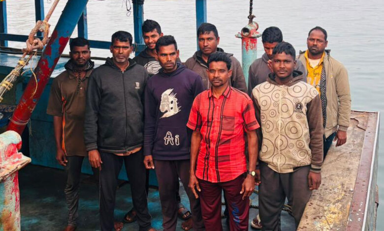 بنگلہ دیش میں محصور اے پی کے ماہی گیروں کی رہائی۔وشاکھاپٹنم پہنچ گئے
