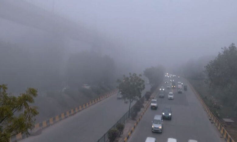 دہلی۔این سی آر میں شدید دھند، اے کیو آئی ’خراب‘ زمرے میں