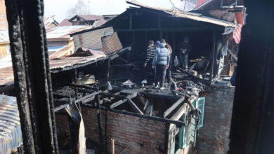 سری نگر کے نوہٹہ میں آتشزدگی، 10 مکان خاکستر