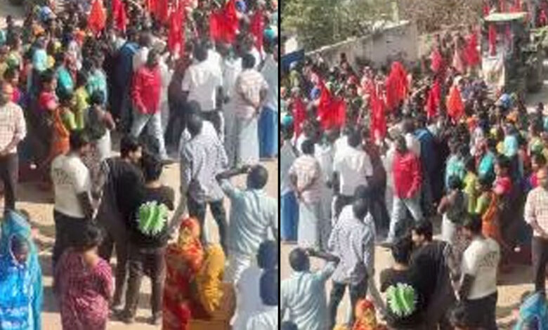 مہاراشٹر میں انکاونٹر میں ہلاک تلنگانہ کے ماونوازچندرکی آخری رسومات انجام دے دی گئیں