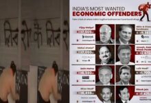 قومی شاہراہ پر مبینہ طور پر مسلمانوں کے لیے سڑک نہیں کا پیغام تحریر