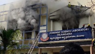 حیدرآباد تلنگانہ فارنسک سائنس لیبارٹری میں آگ لگنے کا بڑا واقعہ