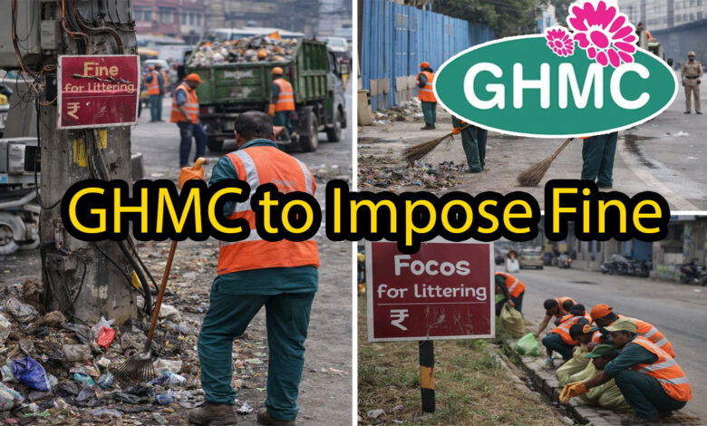 حیدرآباد میں صفائی مہم کا آغاز، کچرا پھینکنے پر اب ہوگا موقع پر ہی جرمانہ