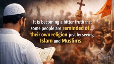یہ ایک تلخ حقیقت بنتی جا رہی ہے کہ اسلام اور مسلمانوں کو دیکھ کر ہی بعض لوگوں کو اپنا مذہب یاد آتا ہے