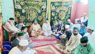 مصری گنج میں زیارتِ آثارِ مبارک و جشنِ ولادت سید ناغوث الاعظم دستگیرؒ، روحانی محفل کا شاندار انعقاد