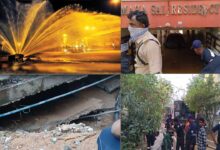 منیکونڈا میں زور دار دھماکے  پانی کی پائپ لائن پھٹ گئی، اپارٹمنٹس کے سیلرز میں پانی داخل