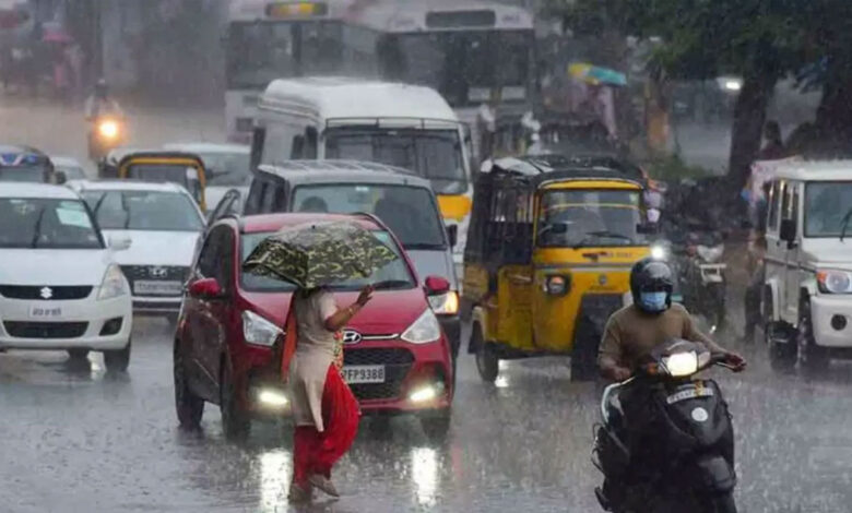 تلنگانہ میں موسم کی تبدیلی: کئی مقامات پرشدید بارش