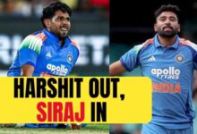 محمد سراج ہندوستانی ٹیم میں شامل، ہرشیت رانا باہر ممبئی : ہندوستانی تیز گیند باز ہرشیت رانا مردوں کے ٹی 20 ورلڈ کپ 2026 سے باہر ہو گئے ہیں اور ان کی جگہ محمد سراج کو ہندوستانی ٹیم میں شامل کیا گیا ہے۔ ہرشیت رانا کو جنوبی افریقہ کے خلاف 4 فروری کو نوی ممبئی میں کھیلے گئے پریکٹس میچ کے دوران گھٹنے میں چوٹ لگی تھی۔ ماہرین سے مشورہ اور اسکین کے بعد بی سی سی آئی کی میڈیکل ٹیم نے انہیں ٹورنامنٹ میں شرکت کے لیے ان فٹ قرار دے دیا۔ ہرشیت رانا نے حال ہی میں نیوزی لینڈ کے خلاف پانچ ٹی 20 میچوں کی ہوم سیریز میں تین میچ کھیلے تھے جسے ہندوستان نے 4-1 سے جیت لیا تھا۔ رانا کو ورلڈ کپ اسکواڈ میں ایک آل راؤنڈر کے طور پر شامل کیا گیا تھا اور نیوزی لینڈ کے خلاف تیسرے ون ڈے میں انہوں نے نصف سنچری بھی بنائی تھی۔ رانا کے ورلڈ کپ سے باہر ہونے کے بعد ہندوستانی ٹیم میں تیز گیند بازی آل راؤنڈر کے طور پر ہاردک پانڈیا اور شیوم دوبے شامل ہیں۔ محمد سراج نے اب تک اپنے ٹی 20 کیریئر میں کل 16 میچ کھیلے ہیں اور 7.79 کی اکانومی اور 32.28 کی اوسط سے 14 وکٹ حاصل کیے ہیں۔ تاہم سراج نے جولائی 2024 کے بعد سے کوئی بھی ٹی 20 میچ نہیں کھیلا ہے۔ انہوں نے آخری ٹی 20 میچ 30 جولائی 2024 کو پلے کیلے میں سری لنکا کے خلاف کھیلا تھا۔ ہندوستان ورلڈ کپ میں اپنے سفر کا آغاز 7 فروری کو امریکہ کے خلاف کرے گا۔ ہندوستانی اسکواڈ میں سوریہ کمار یادو (کپتان)، ابھیشیک شرما، سنجو سیمسن (وکٹ کیپر)، ایشان کشن (وکٹ کیپر)، تلک ورما، ہاردک پانڈیا، شیوم دوبے، اکشر پٹیل (نائب کپتان)، رنکو سنگھ، جسپریت بمراہ، ارشدیپ سنگھ، کلدیپ یادو، ورون چکرورتی، واشنگٹن سندر اور محمد سراج شامل ہیں۔