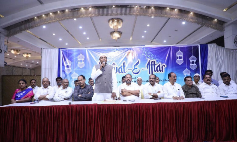 حیدرآباد میں اسٹیٹ اساتذہ یونین تلنگانہ کی جانب سے دعوۃ الافطار تقریب کا انعقاد
