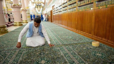 مسجد الحرام اور مسجد نبویؐ میں 58 ہزار آرام دہ نئے قالین