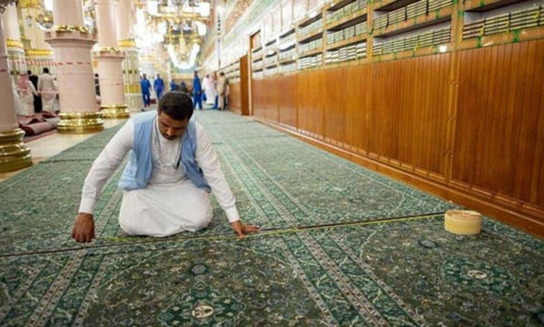 مسجد الحرام اور مسجد نبویؐ میں 58 ہزار آرام دہ نئے قالین