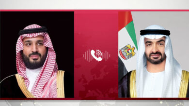 اماراتی صدر کا سعودی ولی عہد سے ٹیلی فونک رابطہ