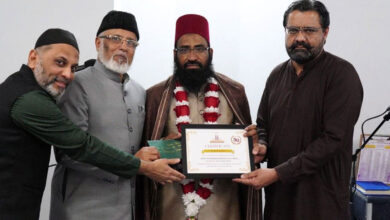 امریکہ میں شبِ قدر کے موقع پر مسجد دارالعلوم فاؤنڈیشن میں تہنیتی تقریب، مولانا محمد وحید اللہ خان کی 30 سالہ خدمات کا اعتراف