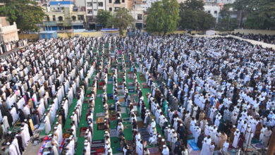 تلنگانہ بھر میں عید الفطر مذہبی جوش و جذبے کے ساتھ منائی گئی