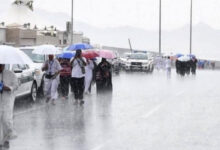 سعودی عرب میں بارش کا سلسلہ جاری، 11 صوبوں میں مختلف شدت کی بارش ریکارڈ