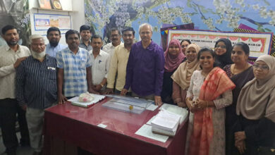 پرنسپل گورنمنٹ جونیر کالج چنچل گوڑہ جناب رمنا راو وظیفۂ حسنِ خدمت پر سبکدوش، شاندار وداعی تقریب کا انعقاد