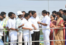 موسیٰ ندی کے متاثرین سے کے ٹی آر کی ملاقات