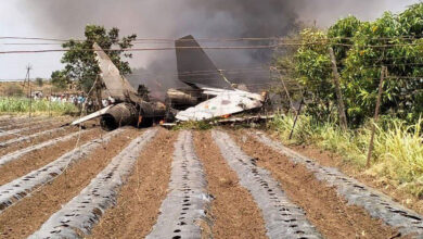 فضائیہ کا سکھوئی لڑاکا طیارہ گر کر تباہ