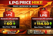 گھریلو ایل پی جی سلنڈر 60 روپے اور کمرشیل سلنڈر 114.50 روپے مہنگا