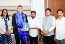 وزیراعلی تلنگانہ سے امریکی ریاست ڈیلاویئرکے گورنر میٹ میئر نے ملاقات کی