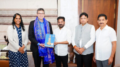 وزیراعلی تلنگانہ سے امریکی ریاست ڈیلاویئرکے گورنر میٹ میئر نے ملاقات کی