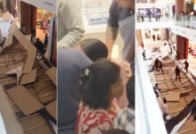 کوکٹ پلی کے شاپنگ مال میں فال سیلنگ گرنے سے تین افراد زخمی