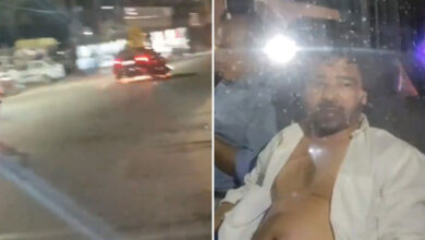 تیز رفتار کارنے بائیک کو ٹکر دینے کے بعد 200میٹر تک سڑک پر گھسیٹا