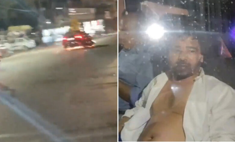 تیز رفتار کارنے بائیک کو ٹکر دینے کے بعد 200میٹر تک سڑک پر گھسیٹا