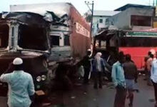 تلنگانہ کےضلع سدی پیٹ میں بس، لاری سے متصادم۔6 افراد زخمی