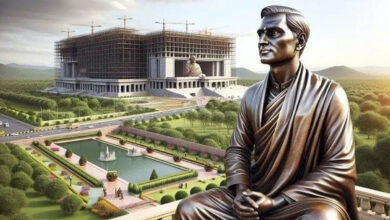 اے پی میں پوٹی سری راملوکا 58 فٹ اونچا مجسمہ تیار۔ 16 مارچ کو امراوتی میں نقاب کشائی