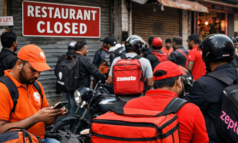 رسٹورنٹس کے بند ہونے کے سبب گگ ورکرس شدید مشکلات کا شکار