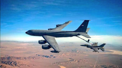 ایندھن بھرنے کا امریکی فوجی طیارہ کے سی -135 مغربی عراق میں گر کر تباہ