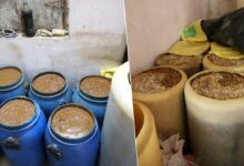 حیدرآباد میں غیر معیاری اور صحت کیلئے خطرناک اچار بنانے والا یونٹ بے نقاب، 72 ڈرم اچار ضبط